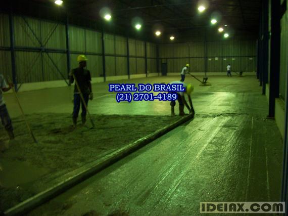 Aplicação De Piso De Concreto Polido